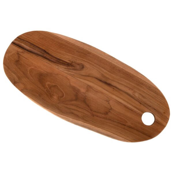 ΞΥΛΟ ΚΟΠΗΣ ΟΒΑΛ HM4284 ΞΥΛΟ ΤΕΑΚ ΣΕ ΦΥΣΙΚΟ-ΜΕ ΤΡΥΠΑ ΚΡΕΜΑΣΗΣ 18,5x41x2Yεκ. - Image 4