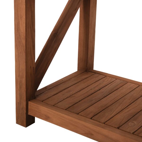 ΒΙΒΛΙΟΘΗΚΗ KITAKU HM9798 ΑΝΑΚΥΚΛΩΜΕΝΟ ΤΕΑΚ ΣΕ ΦΥΣΙΚΟ 150x45x200Υεκ. - Image 5