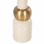 ΒΟΗΘΗΤΙΚΟ ΤΡΑΠΕΖΑΚΙ AMBUR HM4238.03 ΜΕΤΑΛΛΟ ΣΕ ΕΚΡΟΥ-ΧΡΥΣΟ Φ40,5x62Υ εκ. - Image 6