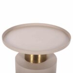 ΒΟΗΘΗΤΙΚΟ ΤΡΑΠΕΖΑΚΙ PUNJAB HM4240.03 ΜΕΤΑΛΛΟ ΣΕ ΕΚΡΟΥ-ΧΡΥΣΟΧΑΛΚΙΝΟ Φ30,5x42Υεκ. - Image 4