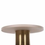 ΒΟΗΘΗΤΙΚΟ ΤΡΑΠΕΖΑΚΙ PUNJAB HM4240.03 ΜΕΤΑΛΛΟ ΣΕ ΕΚΡΟΥ-ΧΡΥΣΟΧΑΛΚΙΝΟ Φ30,5x42Υεκ. - Image 5