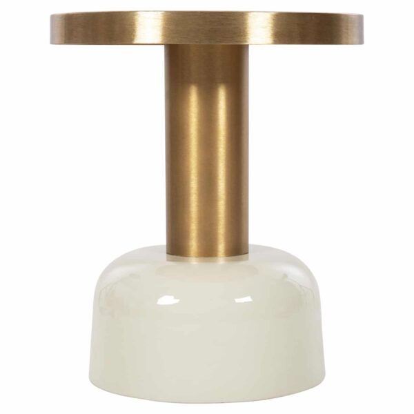 ΒΟΗΘΗΤΙΚΟ ΤΡΑΠΕΖΑΚΙ ERODE HM4243.07 ΜΕΤΑΛΛΟ ΣΕ ΑΝΟΙΧΤΟ ΠΡΑΣΙΝΟ-ΧΡΥΣΟ Φ40,5x48Υ εκ. - Image 3