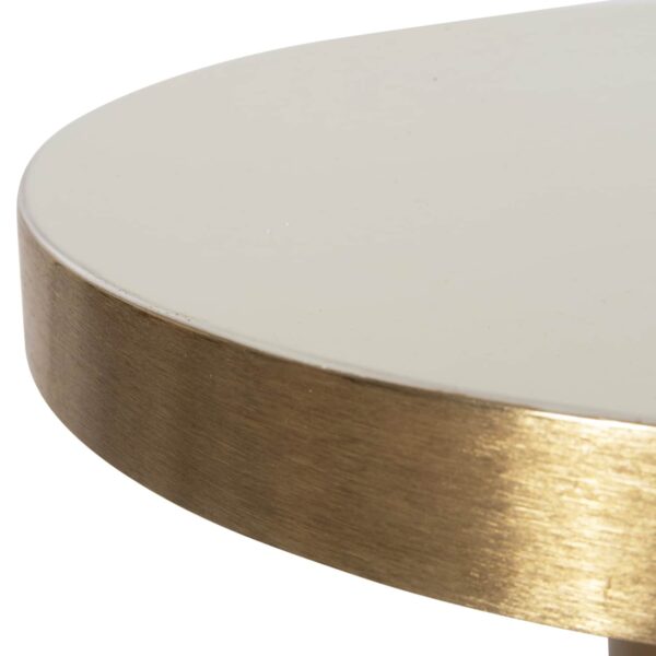 ΒΟΗΘΗΤΙΚΟ ΤΡΑΠΕΖΑΚΙ ERODE HM4243.07 ΜΕΤΑΛΛΟ ΣΕ ΑΝΟΙΧΤΟ ΠΡΑΣΙΝΟ-ΧΡΥΣΟ Φ40,5x48Υ εκ. - Image 5