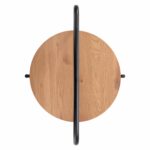 ΒΟΗΘΗΤΙΚΟ ΤΡΑΠΕΖΙ SYLO HM9618.01 MDF ΣΕ ΦΥΣΙΚΟ-ΜΑΥΡΟ ΜΕΤΑΛΛΟ Φ44x66Υεκ. - Image 6