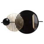 ΔΙΑΚΟΣΜΗΤΙΚΟ ΤΟΙΧΟΥ HM4201 ΜΕΤΑΛΛΟ ΣΕ ΜΑΥΡΟ & ΧΡΥΣΟ 81,5x46,5Y εκ. - Image 3