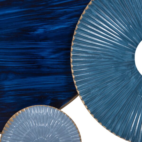 ΔΙΑΚΟΣΜΗΤΙΚΟ ΤΟΙΧΟΥ HM4207 ΜΕΤΑΛΛΟ ΣΕ ΜΠΛΕ ΑΠΟΧΡΩΣΕΙΣ 87x54 εκ. - Image 6