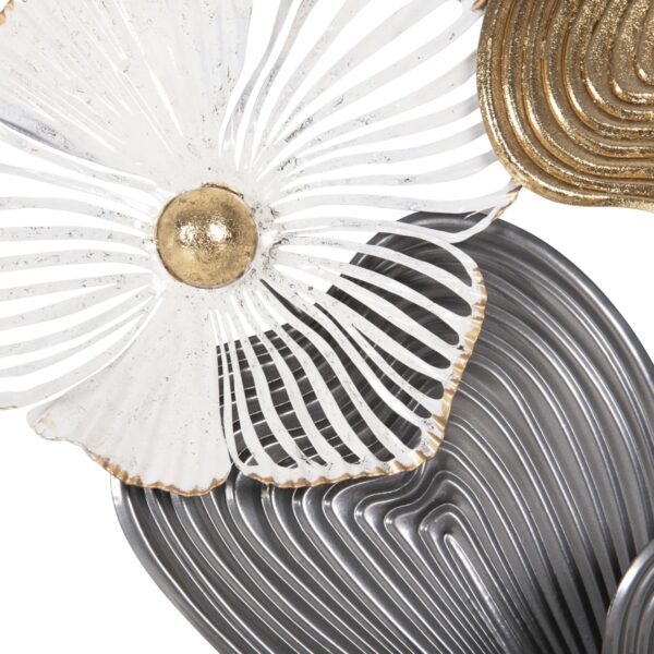 ΔΙΑΚΟΣΜΗΤΙΚΟ ΤΟΙΧΟΥ HM4214 ΜΕΤΑΛΛΟ ΣΕ ΛΕΥΚΟ-ΓΚΡΙ-ΧΡΥΣΟ 51x7,5x120εκ. - Image 6