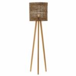 ΕΠΙΔΑΠΕΔΙΟ ΦΩΤΙΣΤΙΚΟ HM4351 RUBBERWOOD-RATTAN-PAPER ROPE ΣΕ ΦΥΣΙΚΟ Φ36x149,5Υεκ.
