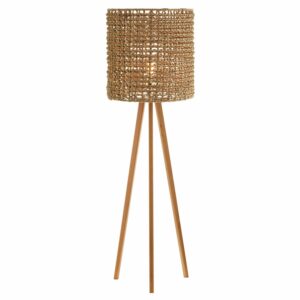 ΕΠΙΔΑΠΕΔΙΟ ΦΩΤΙΣΤΙΚΟ HM4352 RUBBERWOOD-RATTAN-SEAGRASS ΣΕ ΦΥΣΙΚΟ Φ36x149,5Υεκ.