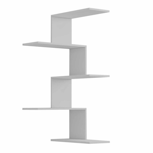 ΕΠΙΤΟΙΧΙΑ ΡΑΦΙΕΡΑ RORY HM8931.11 ΜΕΛΑΜΙΝΗ ΣΕ ΛΕΥΚΟ 22x51,5x109Υ εκ. - Image 6