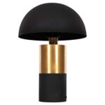 ΕΠΙΤΡΑΠΕΖΙΟ ΦΩΤΙΣΤΙΚΟ PUNE HM4252.04 ΜΕΤΑΛΛΟ ΣΕ ΜΑΥΡΟ-ΧΡΥΣΟ Φ31x44Υ εκ. - Image 3