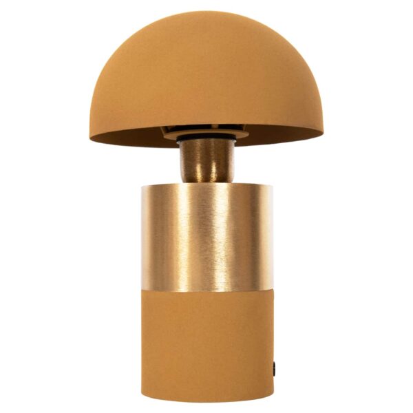 ΕΠΙΤΡΑΠΕΖΙΟ ΦΩΤΙΣΤΙΚΟ PUNE HM4255.09 ΜΕΤΑΛΛΟ ΣΕ ΜΟΥΣΤΑΡΔΙ-ΧΡΥΣΟ Φ18x28Υ εκ. - Image 3