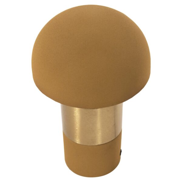 ΕΠΙΤΡΑΠΕΖΙΟ ΦΩΤΙΣΤΙΚΟ PUNE HM4255.09 ΜΕΤΑΛΛΟ ΣΕ ΜΟΥΣΤΑΡΔΙ-ΧΡΥΣΟ Φ18x28Υ εκ. - Image 4