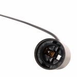 ΦΩΤΙΣΤΙΚΟ ΟΡΟΦΗΣ ΚΡΕΜΑΣΤΟ 8-ΦΩΤΟ HM4176 ΜΑΥΡΟ ΜΕΤΑΛΛΙΚΟ-ΜΑΥΡΑ ΚΑΛΩΔΙΑ Φ100x180Υ - Image 5