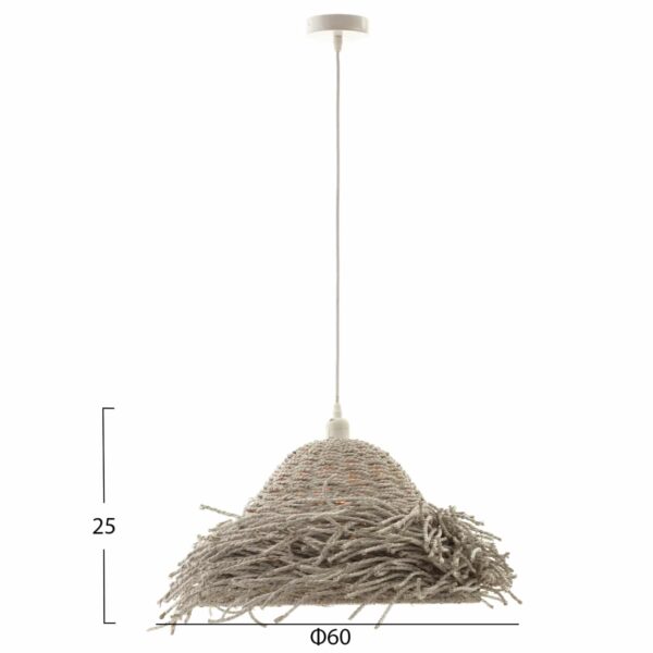 ΦΩΤΙΣΤΙΚΟ ΟΡΟΦΗΣ ΚΡΕΜΑΣΤΟ HM4349 SEAGRASS ΣΕ WHITEWASH ΧΡΩΜΑ Φ50x25-135Υεκ. - Image 2