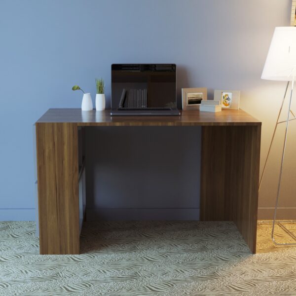 ΓΡΑΦΕΙΟ ΜΕΛΑΜΙΝΗΣ ΜΕ ΑΠΟΣΠΩΜΕΝΑ ΡΑΦΙΑ KAIRO HM9120.01 ΚΑΡΥΔΙ ΓΚΡΙ 120x64x74,2Υ εκ. - Image 6