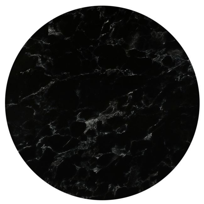 HPL (High Pressure Laminated) Επιφάνεια Τραπεζιού Απόχρωση Black Marble HPL (High Pressure Laminated) Επιφάνεια Τραπεζιού Απόχρωση Black Marble, Εξωτερικού χώρου Φ80cm/12mm - Image 1