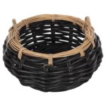 ΚΑΛΑΘΙ ΔΑΠΕΔΟΥ POTTS HM4378 ΜΑΥΡO&ΦΥΣΙΚΟ ΧΡΩΜΑ- CL RATTAN Φ62x36Yεκ. - Image 5
