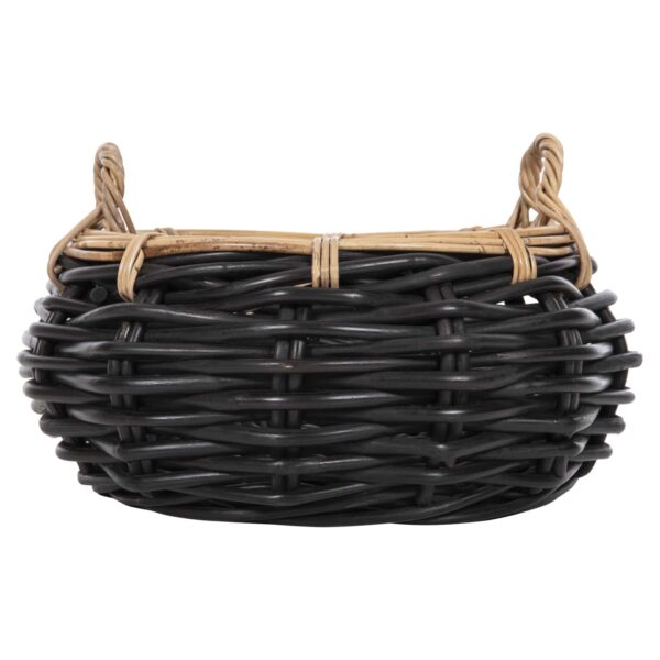 ΚΑΛΑΘΙ ΔΑΠΕΔΟΥ POTTS HM4378 ΜΑΥΡO&ΦΥΣΙΚΟ ΧΡΩΜΑ- CL RATTAN Φ62x36Yεκ. - Image 6