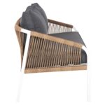 ΚΑΝΑΠΕΣ ΕΞ.ΧΩΡΟΥ 3ΘΕΣΙΟΣ MAERLY HM6055.01 ΑΛΟΥΜΙΝΙΟ ΛΕΥΚΟ-ΣΧΟΙΝΙ-ΑΝΘΡΑΚΙ ΜΑΞΙΛΑΡΙΑ - Image 4