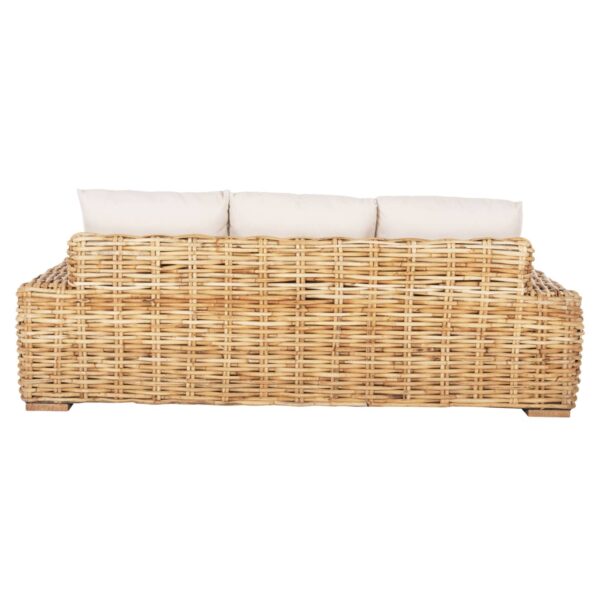 ΚΑΝΑΠΕΣ ΤΡΙΘΕΣΙΟΣ ΕΞ.ΧΩΡΟΥ TROPEL HM9808 ΞΥΛΟ MANGO-RATTAN ΦΥΣΙΚΟ-ΛΕΥΚΑ ΜΑΞΙΛΑΡΙΑ 216x88x85Υεκ - Image 6
