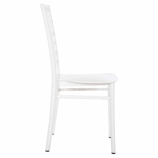 ΚΑΡΕΚΛΑ ΠΟΛΥΠΡΟΠΥΛΕΝΙΟΥ CATERING TIFFANY NEW HM8058.03 ΛΕΥΚΗ 41.2x49.7x89Υεκ. - Image 4