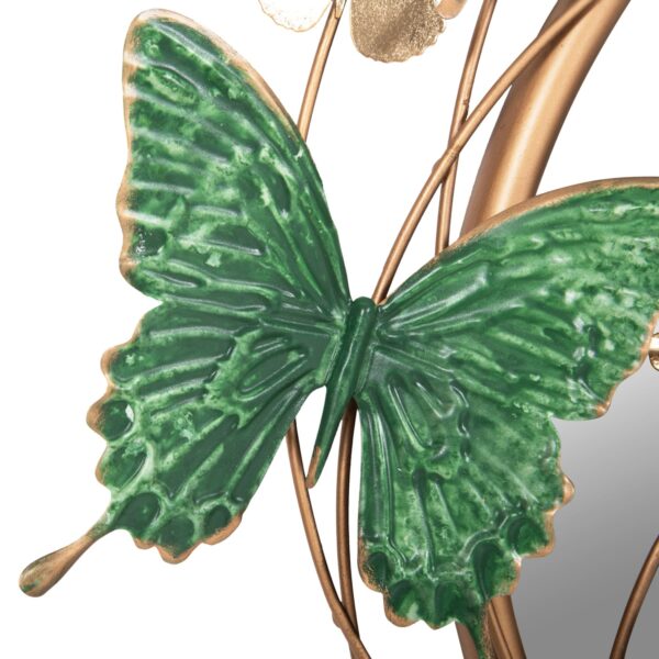 ΚΑΘΡΕΠΤΗΣ ΤΟΙΧΟΥ ΣΤΡΟΓΓΥΛΟΣ ΗΜ4213 ΜΕΤΑΛΛΟ ΣΕ ΧΡΥΣΟ-ΠΡΑΣΙΝΟ-ΜΠΛΕ 62x6,5x56Yεκ. - Image 6