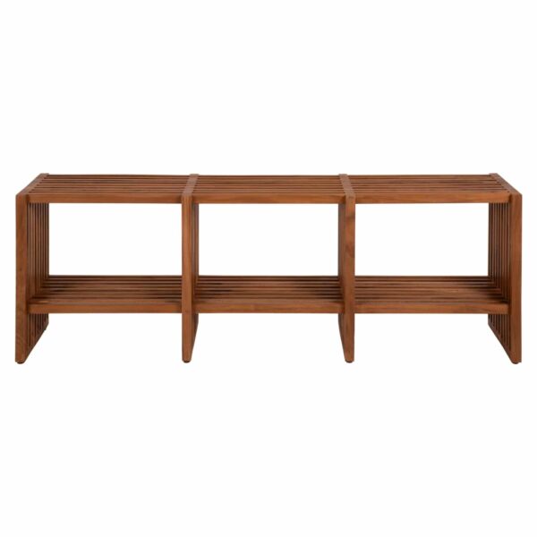 ΚΟΝΣΟΛΑ TV NYA HM9831 ΜΑΣΙΦ ΞΥΛΟ TEAK ΣΕ ΦΥΣΙΚΟ ΧΡΩΜΑ 130x29,5x46Υ εκ. - Image 3