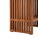 ΚΟΝΣΟΛΑ TV NYA HM9831 ΜΑΣΙΦ ΞΥΛΟ TEAK ΣΕ ΦΥΣΙΚΟ ΧΡΩΜΑ 130x29,5x46Υ εκ. - Image 4
