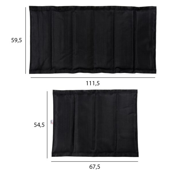 ΠΑΝΙ TEXTILENE ΑΝΤΑΛΛΑΚΤΙΚΟ ΞΑΠΛΩΣΤΡΑΣ MILOS-CRETA ΜΑΥΡΟ HM6064.01 - Image 2