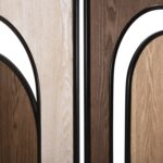 ΠΑΡΑΒΑΝ 6-ΦΥΛΛΟ ΜΟΝΗΣ ΟΨΗΣ CRYPT HM4221 MDF ΣΕ 4 ΧΡΩΜΑTA-ΜΑΥΡΟ ΜΕΤΑΛΛΟ 241x1,5x180Υεκ. - Image 4