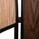 ΠΑΡΑΒΑΝ 6-ΦΥΛΛΟ ΜΟΝΗΣ ΟΨΗΣ CRYPT HM4221 MDF ΣΕ 4 ΧΡΩΜΑTA-ΜΑΥΡΟ ΜΕΤΑΛΛΟ 241x1,5x180Υεκ. - Image 5