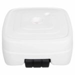 ΠΛΑΣΤΙΚΗ ΒΑΣΗ ΟΜΠΡΕΛΑΣ ΜΕ ΡΟΔΑ SOLBAS HM6113.01 ΛΕΥΚΗ- ΚΟΝΤΑΡΙ 33/50mm 46,5x23,5Υ - Image 4