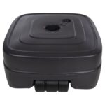 ΠΛΑΣΤΙΚΗ ΒΑΣΗ ΟΜΠΡΕΛΑΣ ΜΕ ΡΟΔΑ SOLBAS HM6113.02 ΑΝΘΡΑΚΙ- ΚΟΝΤΑΡΙ 33/50mm 46,5x23,5Υ - Image 4