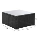 ΠΟΛΥΜΟΡΦΙΚΟ ΣΕΤ ΣΑΛΟΝΙ 7TMX GREN HM6091 ΣΥΝΘ.RATTAN ΑΝΘΡΑΚΙ-ΓΥΑΛΙ ΑΣΦΑΛΕΙΑΣ - Image 4