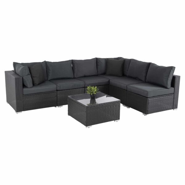 ΠΟΛΥΜΟΡΦΙΚΟ ΣΕΤ ΣΑΛΟΝΙ 7TMX GREN HM6091 ΣΥΝΘ.RATTAN ΑΝΘΡΑΚΙ-ΓΥΑΛΙ ΑΣΦΑΛΕΙΑΣ - Image 6