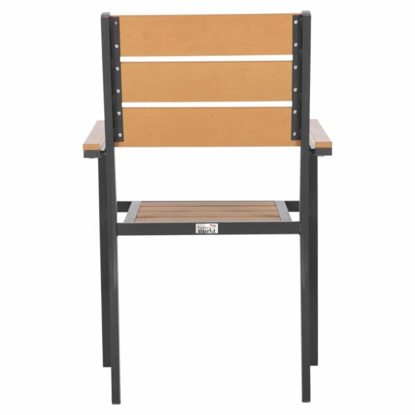 ΠΟΛΥΘΡΟΝΑ ΑΛΟΥΜΙΝΙΟΥ SAGA HM5981.03 ΑΝΘΡΑΚΙ-POLYWOOD ΣΕ ΦΥΣΙΚΟ 55x55x86Υεκ. - Image 6