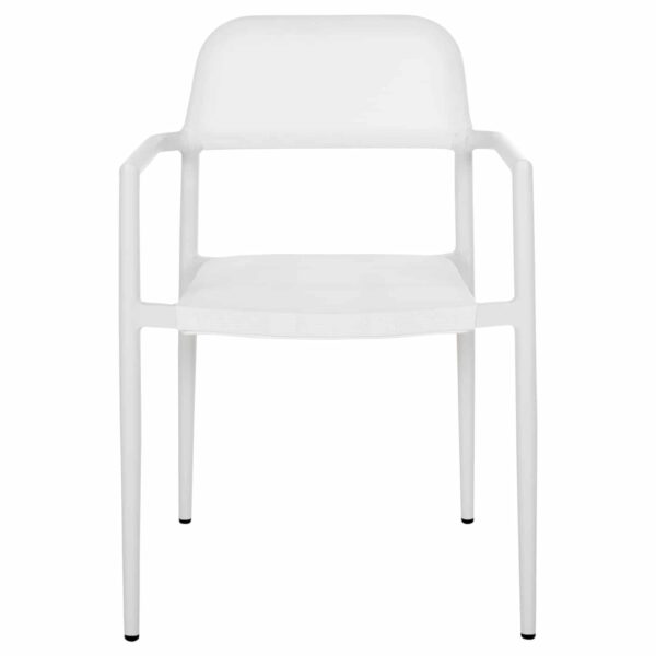 ΠΟΛΥΘΡΟΝΑ ΑΛΟΥΜΙΝΙΟΥ RONNY HM5998.02 ΛΕΥΚΟΣ ΣΚΕΛΕΤΟΣ & ΛΕΥΚΟ TEXTILENE 53x51x80Υεκ. - Image 3