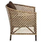 ΠΟΛΥΘΡΟΝΑ ΕΞΩΤ.ΧΩΡΟΥ HM6111 SILMAR-RATTAN ΚΑΦΕ ΚΑΙ ΦΥΣΙΚΟ-ΜΑΞΙΛΑΡΙΑ ΚΑΦΕ 82x76x85Υεκ - Image 4