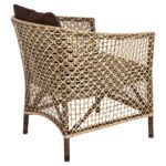 ΠΟΛΥΘΡΟΝΑ ΕΞΩΤ.ΧΩΡΟΥ HM6111 SILMAR-RATTAN ΚΑΦΕ ΚΑΙ ΦΥΣΙΚΟ-ΜΑΞΙΛΑΡΙΑ ΚΑΦΕ 82x76x85Υεκ - Image 5