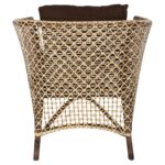 ΠΟΛΥΘΡΟΝΑ ΕΞΩΤ.ΧΩΡΟΥ HM6111 SILMAR-RATTAN ΚΑΦΕ ΚΑΙ ΦΥΣΙΚΟ-ΜΑΞΙΛΑΡΙΑ ΚΑΦΕ 82x76x85Υεκ - Image 6