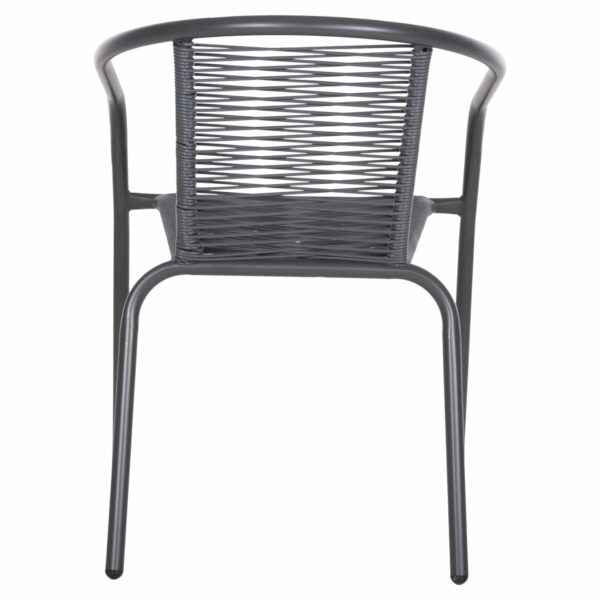 ΠΟΛΥΘΡΟΝΑ SWIFTER HM5969.01 ΜΕΤΑΛΛΟ ΓΚΡΙ-ΣΥΝΘ. RATTAN ΓΚΡΙ 54x61x75Υεκ. - Image 6