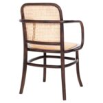 ΠΟΛΥΘΡΟΝΑ VAIANA HM8748 ΞΥΛΟ ΟΞΙΑΣ ΣΕ ΚΑΦΕ-ΠΛΕΞΗ RATTAN ΣΕ ΦΥΣΙΚΟ 55x55x90Yεκ - Image 5