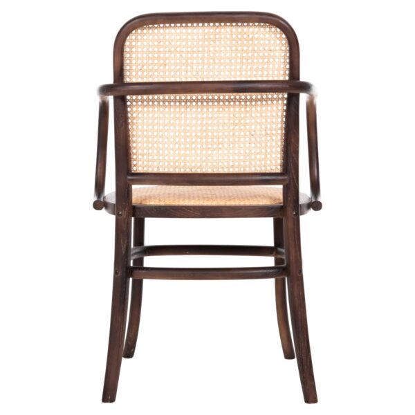 ΠΟΛΥΘΡΟΝΑ VAIANA HM8748 ΞΥΛΟ ΟΞΙΑΣ ΣΕ ΚΑΦΕ-ΠΛΕΞΗ RATTAN ΣΕ ΦΥΣΙΚΟ 55x55x90Yεκ - Image 6