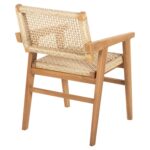 ΠΟΛΥΘΡΟΝΑ BJORN HM9403.11 ΜΑΣΙΦ ΞΥΛΟ ΤEAK ΦΥΣΙΚΟ-ΣΧΟΙΝΙ 54,5x61x85Yεκ. - Image 5