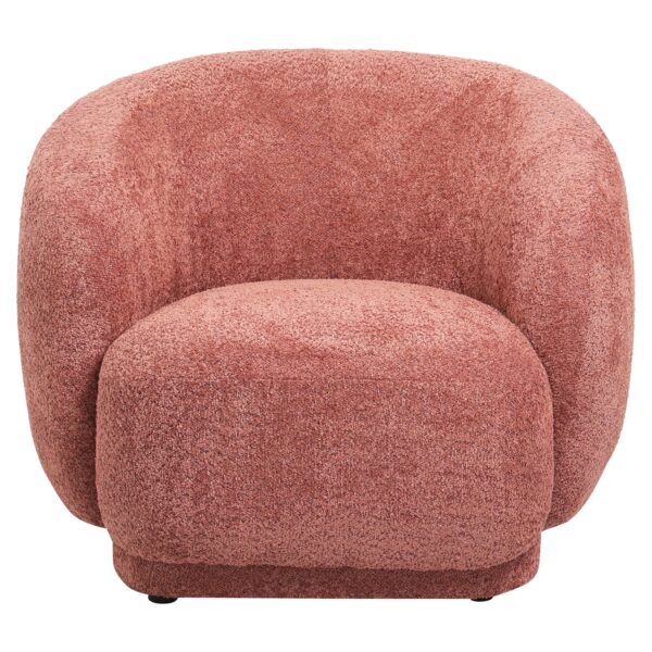 ΠΟΛΥΘΡΟΝΑ KARPEN HM9600.02 ΡΟΖ ΜΠΟΥΚΛΕ ΥΦΑΣΜΑ 93x87x78Υ εκ. - Image 2