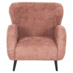 ΠΟΛΥΘΡΟΝΑ ΜΠΕΡΖΕΡΑ KRYLY HM9593.02 ΡΟΖ ΜΠΟΥΚΛΕ-ΜΑΥΡΑ ΞΥΛΙΝΑ ΠΟΔΙΑ 83x87x89Υεκ - Image 3