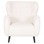 ΠΟΛΥΘΡΟΝΑ ΜΠΕΡΖΕΡΑ KRYLY HM9593.06 ΕΚΡΟΥ ΜΠΟΥΚΛΕ-ΜΑΥΡΑ ΞΥΛΙΝΑ ΠΟΔΙΑ 83x87x89Υεκ - Image 3