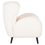 ΠΟΛΥΘΡΟΝΑ ΜΠΕΡΖΕΡΑ KRYLY HM9593.06 ΕΚΡΟΥ ΜΠΟΥΚΛΕ-ΜΑΥΡΑ ΞΥΛΙΝΑ ΠΟΔΙΑ 83x87x89Υεκ - Image 4