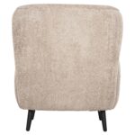 ΠΟΛΥΘΡΟΝΑ ΜΠΕΡΖΕΡΑ KRYLY HM9593.07 ΜΠΕΖ ΜΠΟΥΚΛΕ-ΜΑΥΡΑ ΞΥΛΙΝΑ ΠΟΔΙΑ 83x87x89Υεκ - Image 6